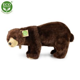 Plyšový medvěd hnědý stojící 40 cm ECO-FRIENDLY RAPPA