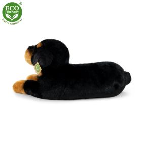 Plyšový pes rotvajler ležící 38 cm ECO-FRIENDLY RAPPA