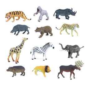 Zvířata divoká 12 druhů 13 - 20 cm RAPPA