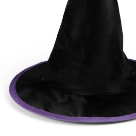 Dětský klobouk černo-fialový čarodějnice/Halloween RAPPA