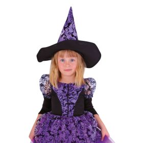 Dětský kostým čarodějnice fialová (S) RAPPA