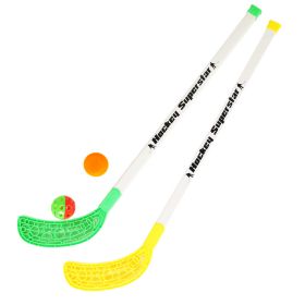 Hokejky florbalové s míčkem a pukem 80 cm RAPPA