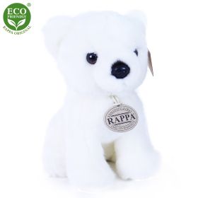 Plyšový medvěd bílý 18 cm ECO-FRIENDLY RAPPA