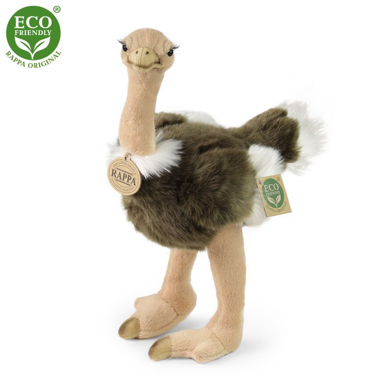 Plyšový pštros emu 32 cm ECO-FRIENDLY RAPPA
