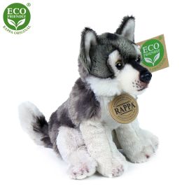 Plyšový vlk sedící 15 cm ECO-FRIENDLY RAPPA