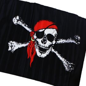 Vlajka pirátská 47x30 cm RAPPA