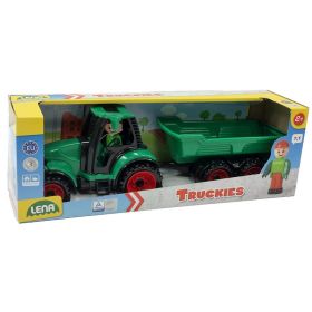 Auto Truckies traktor s vlečkou v krabici LENA