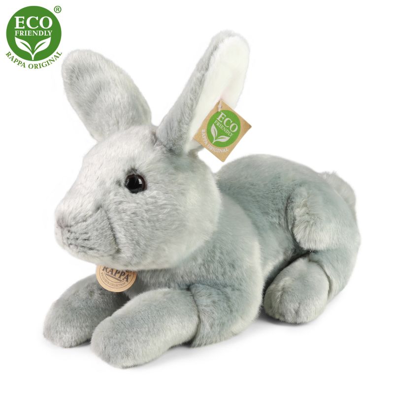 Plyšový králík ležící 33 cm ECO-FRIENDLY RAPPA