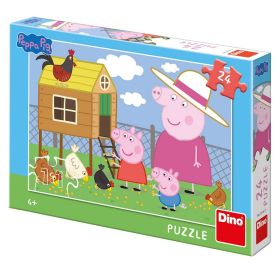 Puzzle 24 Prasátko Peppa DINO Toys