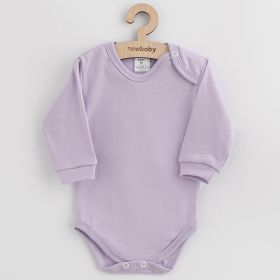 Kojenecké bavlněné body New Baby Casually dressed fialová | 56 (0-3m), 62 (3-6m), 68 (4-6m), 74 (6-9m), 80 (9-12m), 86 (12-18m)