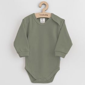Kojenecké bavlněné body New Baby Casually dressed zelená | 56 (0-3m), 62 (3-6m), 68 (4-6m), 74 (6-9m), 80 (9-12m), 86 (12-18m)