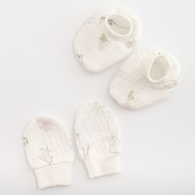Kojenecký mušelínový set-capáčky a rukavičky New Baby Zoe Bílá | Univerzální