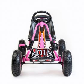Dětská šlapací motokára Go-kart Baby Mix Razor růžová