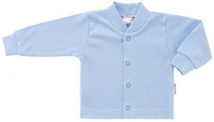 ESITO Kojenecký kabátek bavlněný jednobarevný modrá 50