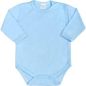 Kojenecké body celorozepínací New Baby Classic modré | 50, 56 (0-3m), 62 (3-6m)