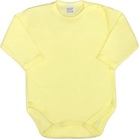 Kojenecké body celorozepínací New Baby Classic žluté Žlutá | 50, 56 (0-3m), 62 (3-6m)