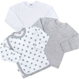 Kojenecká košilka New Baby Classic II Uni 3ks Dle obrázku | 50, 56 (0-3m), 62 (3-6m), 68 (4-6m)