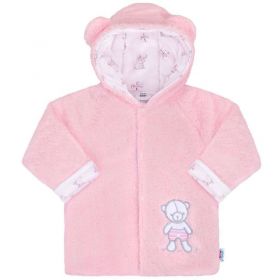 Zimní kabátek New Baby Nice Bear růžový | 56 (0-3m), 62 (3-6m), 68 (4-6m), 74 (6-9m), 80 (9-12m), 86 (12-18m)