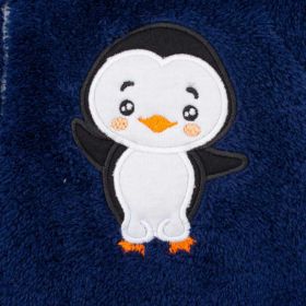 Zimní dětská kombinéza New Baby Penguin tmavě modrá
